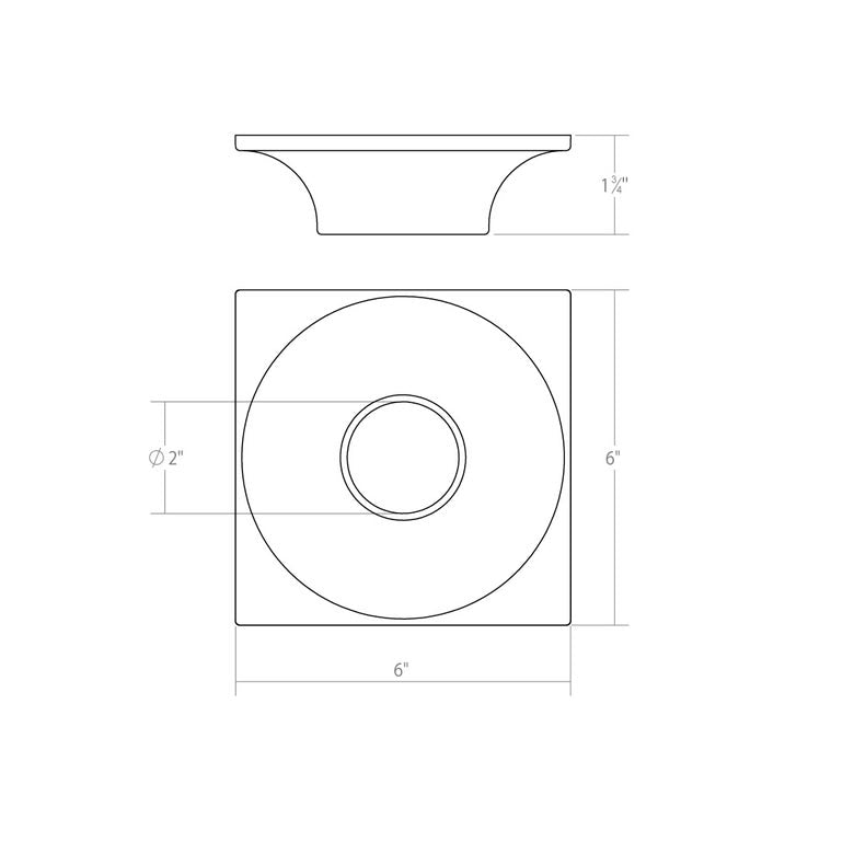 SONNEMAN Zoom LED Dove Gray Thermoplastic Shade Surface Flush Mount