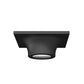 SONNEMAN Zoom LED Satin Black Thermoplastic Shade Surface Flush Mount