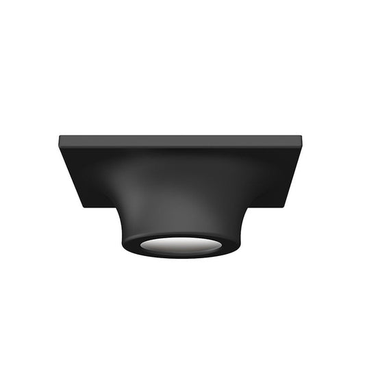 SONNEMAN Zoom LED Satin Black Thermoplastic Shade Surface Flush Mount