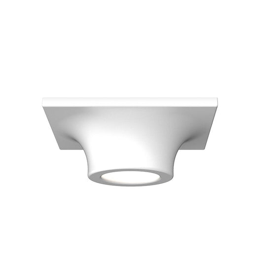 SONNEMAN Zoom LED Satin White Thermoplastic Shade Surface Flush Mount