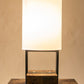 Stone County Iron Works Urban Forge 18" Hand Rubbed Pewter Iron Square Lamp Onyx Shade and English Oak Wood Finish