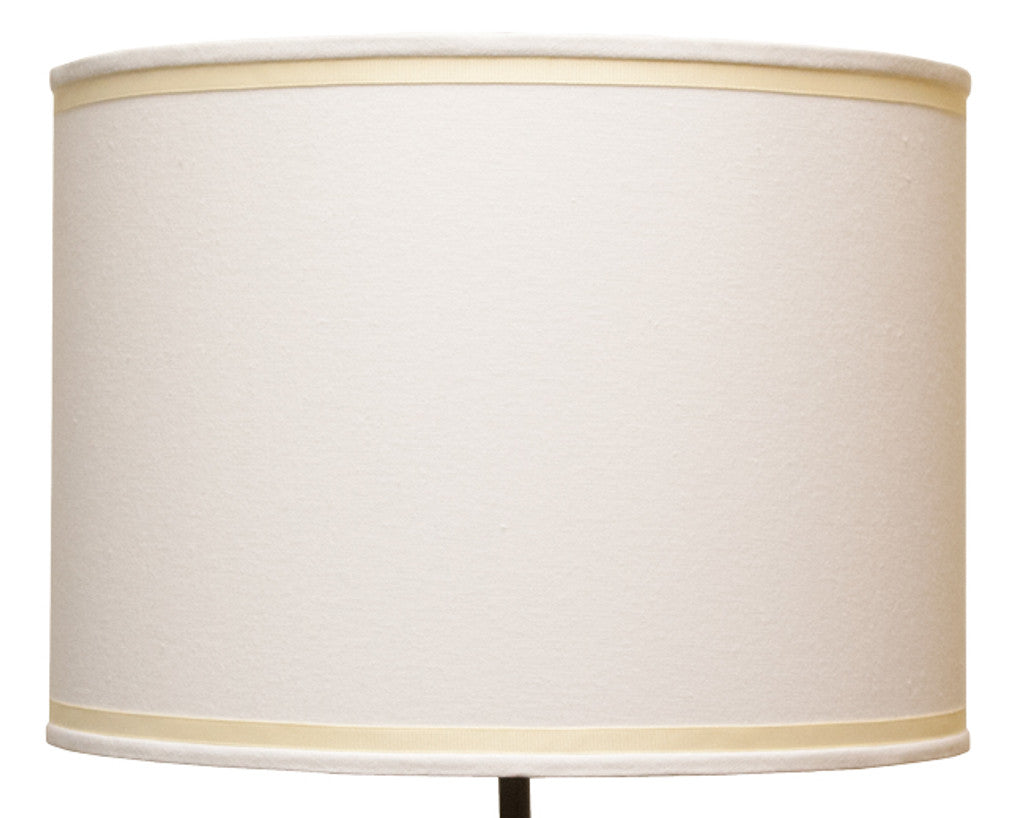 Stone County Ironworks 15" Linen Lamp Shade With Cream Accent