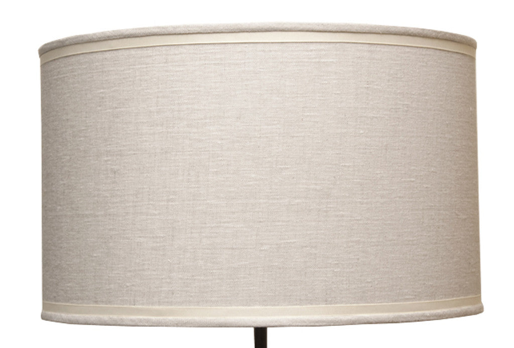 Stone County Ironworks 15" Oatmeal Lamp Shade With Cream Accent