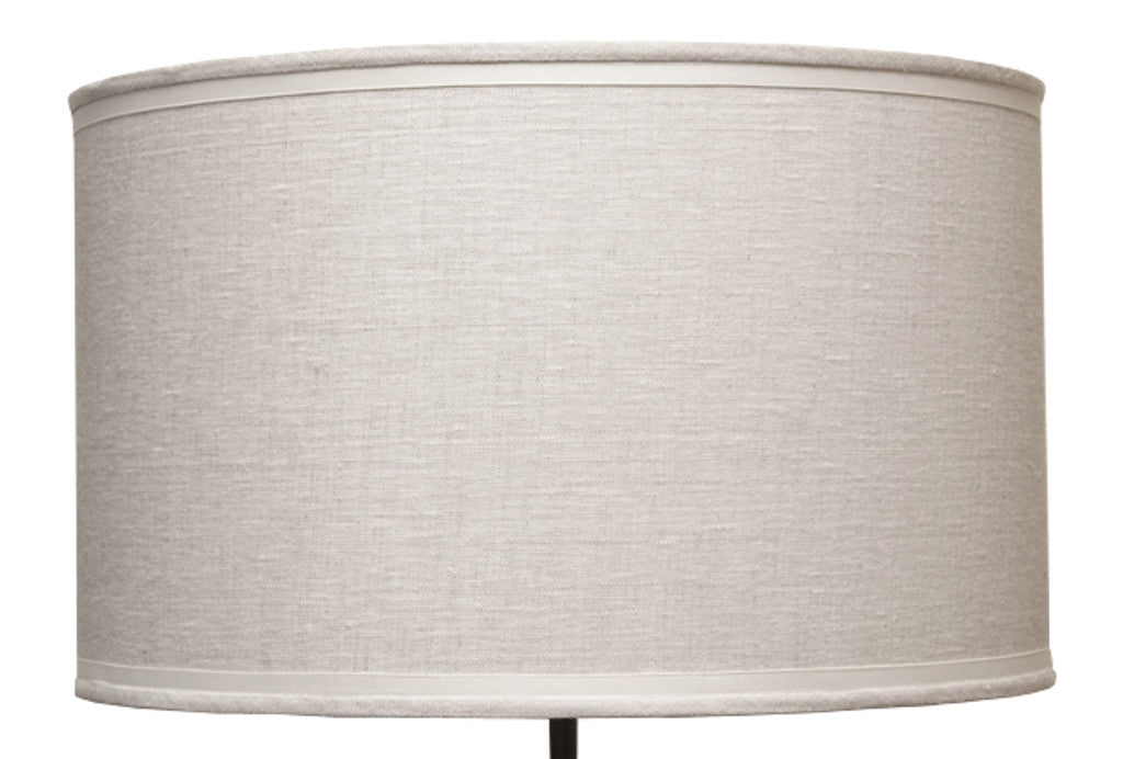 Stone County Ironworks 15" Oatmeal Lamp Shade With Ivory White Accent