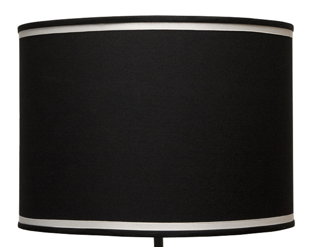 Stone County Ironworks 15" Onyx Lamp Shade With Ivory White Accent