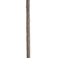 Stone County Ironworks Gecko 8" Chalk White Iron Pendant Lamp With Gold Iron Accent and Copper Shade
