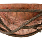 Stone County Ironworks Pine 12" Hand Rubbed Ivory Right Copper Wall Sconce With Gold Iron Accent