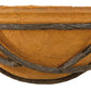 Stone County Ironworks Pine 12" Natural Bark Left Copper Wall Sconce With Copper Iron Accent
