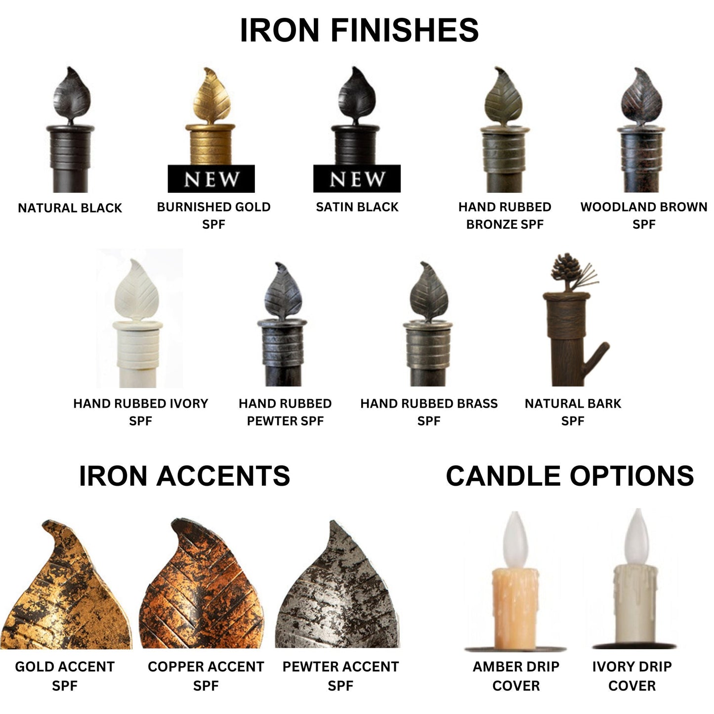 Stone County Ironworks Pine 41" 8 Arm Satin Black Iron Chandelier With Copper Iron Accent and Amber Drip Cover