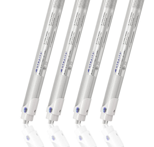 Straits Lighting MX-Series 4ft T8 LED Tubes - 18W - 4000K - Frosted - UL/DLC-G13 Dimmable