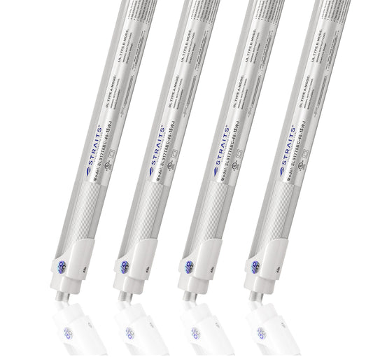 Straits Lighting X-Series 4ft T8BC LED Tubes - 15W - 3000K - Frosted - UL/DLC-G13