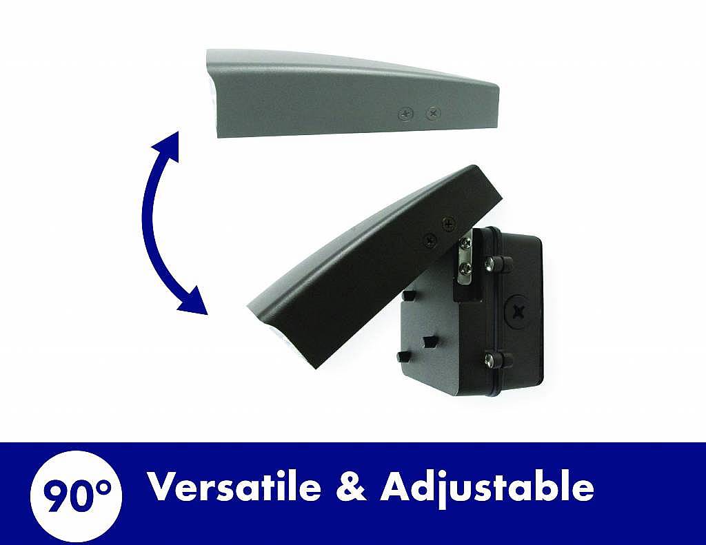 StraitsLighting Slim Adjustable WMK - 30W - 4000K - Dimmable Wall Pack