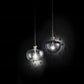 Sylcom Aphros 0290-NS-GRY Grey Wall Lamp in Brushed Nickel Metal Finish