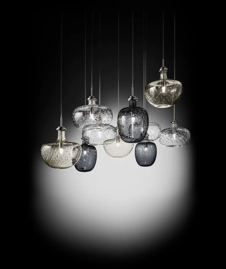 Sylcom Aphros 0301-NS-TOP Topaz Wall Lamp in Brushed Nickel Metal Finish