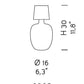 Sylcom Aphros 0302-NS-CR Clear Wall Lamp in Brushed Nickel Metal Finish