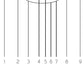 Sylcom Aphros KIT 0281-NS Multiple Arrangement Ceiling Rose in Brushed Nickel Metal Finish