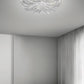 Sylcom Bembo 918/100-B-CR Clear Ceiling lamp in White Metal Finish