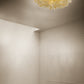 Sylcom Bembo 918/80-D-ORO 24 Kt Gold Ceiling lamp in Polished Gold Metal Finish
