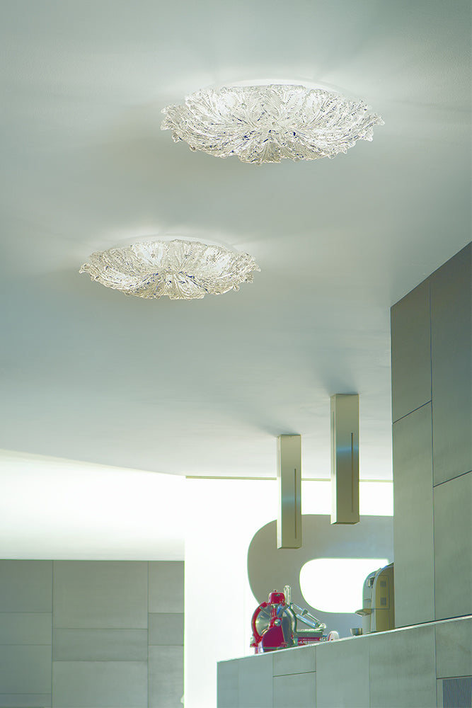 Sylcom Bembo 919/A1-B-ORO 24 Kt Gold Wall lamp in White Metal Finish
