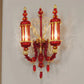 Sylcom Bucintoro 1798/10-PO-FU.ORO Smoked and 24 Kt Gold Chandelier in Gold Bronzing Metal Finish