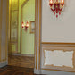 Sylcom Bucintoro 1798/A2-PO-FU.ORO Smoked and 24 Kt Gold Wall Lamp in Gold Bronzing Metal Finish