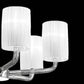 Sylcom Can Can 2120/6-K-CR Clear Suspension in Polished Chrome Metal Finish