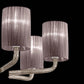 Sylcom Can Can 2120/6-K-FU Smoked Suspension in Polished Chrome Metal Finish
