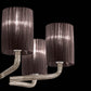 Sylcom Can Can 2120/6-K-FU Smoked Suspension in Polished Chrome Metal Finish