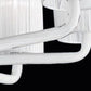 Sylcom Can Can 2120/9-K-BL Milk White Clear Suspension in Polished Chrome Metal Finish