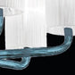 Sylcom Can Can 2121/10-K-DEN Blue Denim Suspension in Polished Chrome Metal Finish