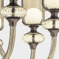 Sylcom Candel 2700/9-NNS-TOP Topaz Suspension in Brushed Black Nickel Metal Finish