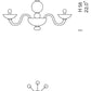 Sylcom Candiano 1530/8-D-CR Clear Chandelier in Polished Gold Metal Finish