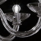 Sylcom Candiano 1531/12-D-GRY Gray Chandelier in Polished Gold Metal Finish