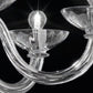 Sylcom Candiano 1531/8-K-CR Clear Chandelier in Polished Chrome Metal Finish