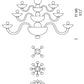 Sylcom Candiano 1533/16+8+4-D-OCE Ocean Chandelier in Polished Gold Metal Finish