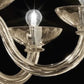 Sylcom Candiano 1534/A2-K-FU Smoked Wall Lamp in Polished Chrome Metal Finish