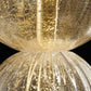 Sylcom Carola 1422/20-D-ORO 24Kt Gold Table Lamp in Polished Gold Metal Finish