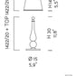 Sylcom Carola 1422/20-K-BLAV Milk White Ivory Table Lamp in Polished Chrome Metal Finish