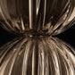 Sylcom Carola 1422/35-D-FU Smoked Table Lamp in Polished Gold Metal Finish