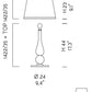 Sylcom Carola 1422/35-K-D.A Amber Detailing Table Lamp in Polished Chrome Metal Finish