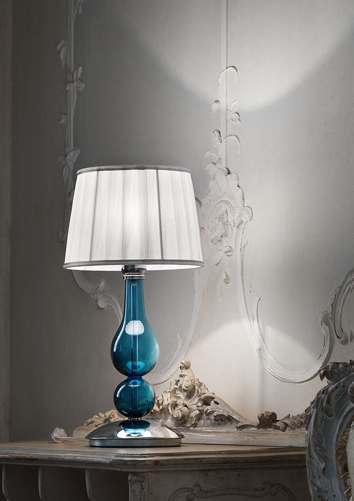 Sylcom Carola TOP 1422/35-ORO Ivory and Gold Trim Lamp Shade
