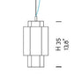 Sylcom Casa Blanca 0261-K-FU Smoked Wall Lamp in Polish Chrome Metal Finish