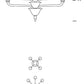 Sylcom Corner 1543/8+4-K-BLAV.AV Milky Ivory and Ivory Chandelier in Polished Chrome Metal Finish