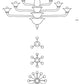 Sylcom Corner 1544/12+6+3-K-BLGRY.GRY Milky White Gray and Gray Chandelier in Polished Chrome Metal Finish