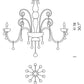 Sylcom Dandolo 949/10-D-FU Smoked with lead pendants Chandelier in Polished Gold Metal Finish