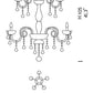Sylcom Dandolo 949/10+5-K-OCE Ocean with lead pendants Chandelier in Polished Chrome Metal Finish