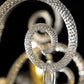 Sylcom Dandolo 949/L2-D-CR.PB Crystal with lead pendants Table Lamp in Polished Gold Metal Finish