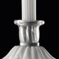 Sylcom Dea 1475-PO-BL.CR Milk White and Clear Table Lamp in Gold Bronzing Metal Finish
