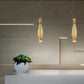 Sylcom Diva 0220-K-AS Submerged Amber Wall Lamp in Polish Chrome Metal Finish