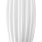 Sylcom Diva 0220-K-BL Milk White Clear Wall Lamp in Polish Chrome Metal Finish